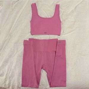 Set Active Sculptflex Flamingo Sports Bra & Leggings